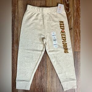 Garanimals Toddler Boys Pull On Sweatpants with “Keep Exploring” Graphic Size 3T